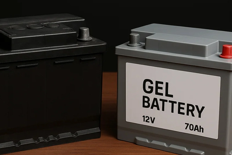 بررسی تفاوت‌ های ساختاری باتری اسیدی و ژله‌ ای برای موتور